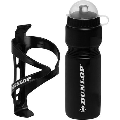 Dunlop Fahrradtrinkflasche mit Halterung 750ML