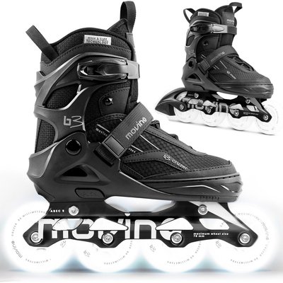 Kinder Fitness Inline-skates Inliner Cruzer B3 Größe L Schwarz