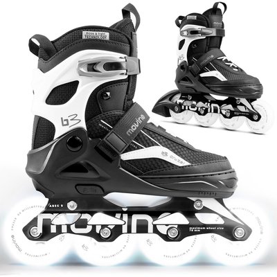Kinder Fitness Inline-skates Inliner Cruzer B3 Größe L Weiß