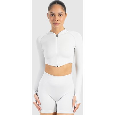 Damen Crop Jacke Harly Beige
