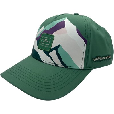 Outdoor Cap mit grünem Print