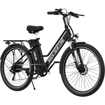 Elektrofahrrad E-Bike Erwachsene RCB RK8S, 26", 250W, 50km, wasserdichte Tasche