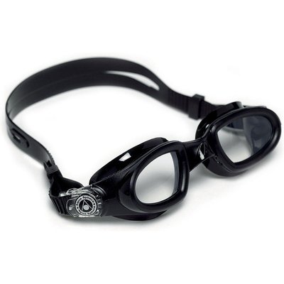 Aqua Sphere Mako Skibrille mit klaren Gläsern – Schwarz