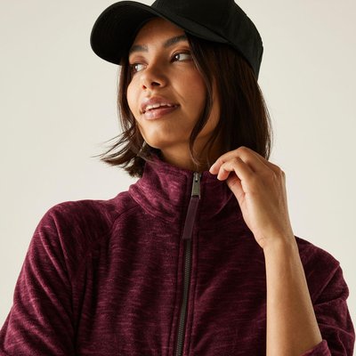 Mayse Leichtes Wärmendes Fleece mit durchgehendem Reißverschluss für Damen