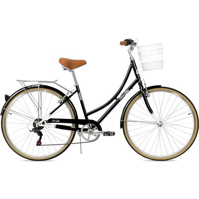 FabricBike Step City – Damen-Hollandrad, 7-Gang Shimano. Black