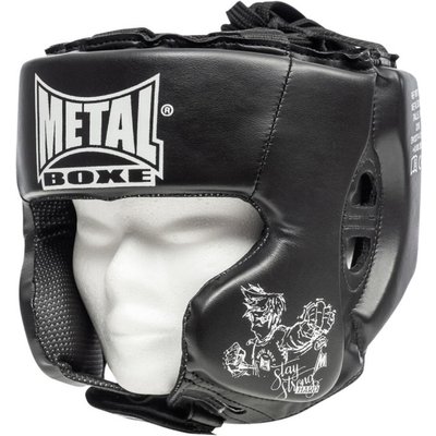 Metal Boxe Casque Entr. Pu Noir Enfant