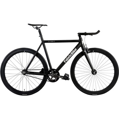 Fixie-Fahrrad Light Aluminium 28" – Matte Black