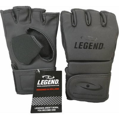 Boxsack-/MMA-Handschuhe Herren/Damen, mattschwarzes PU