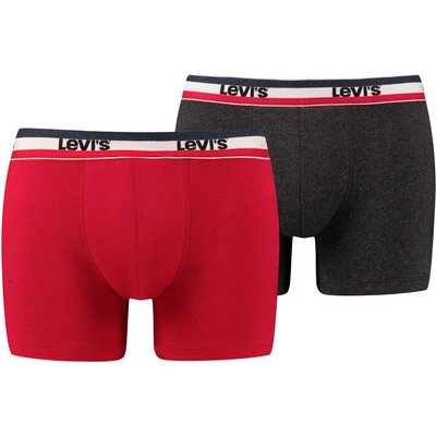 2er Pack Herren Levis SPRTSWR LOGO BOXER BRIEF Boxershorts Unterwäsche Pants