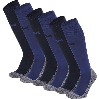 Laufsocken Kompression 6er-Pack Multi Blau