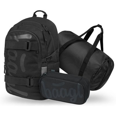 Skate Sunset Rucksack-Set 3tlg: Rucksack, Federmäppchen, Turnbeutel