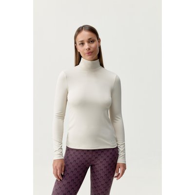 Sportshirt Damen Malik Langarm Stehkragen Gewebe