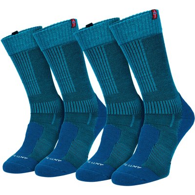 Damen Herren Wandersocken Merino gepolstert, atmungsaktiv, geruchshemmend
