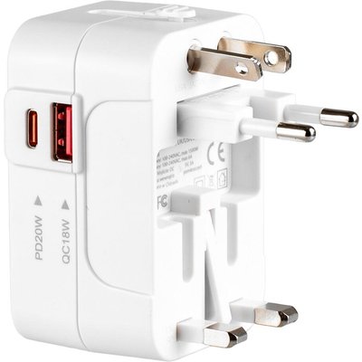 Reiseadapter Vayox VA0408 UK/US/EU/AU 20W USB-C