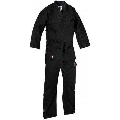 Schwarzer Bushido Karate-Kimono