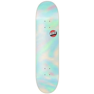 RAD Blank Logo Skateboard Deck - 7.75" - Holographic
