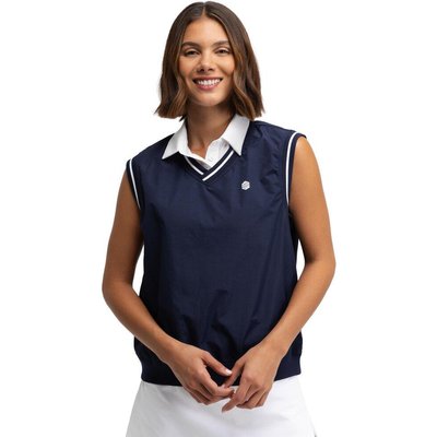 Women Golf 's windbreaker vest Grace Blue