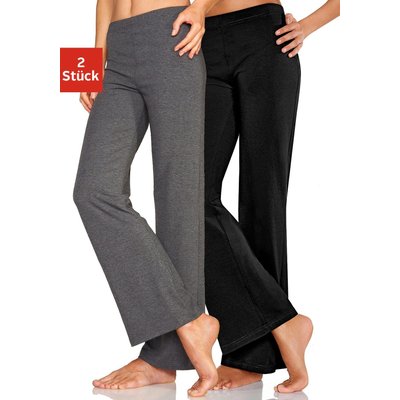 Damen Vivance Homewearhosen (2 Stück) aus softer elastischer Qualität