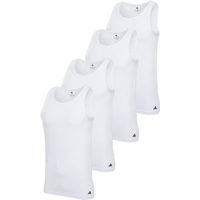 Unterhemd Herren 4er Pack Figurbetont-Tank Top Active Flex Cotton 4PK