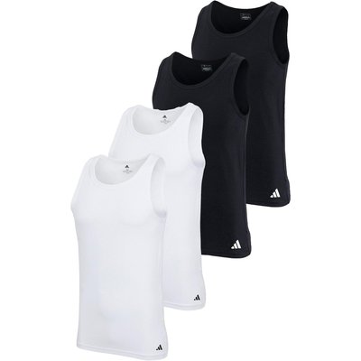 Unterhemd Herren 4er Pack Figurbetont-Tank Top Active Flex Cotton 4PK