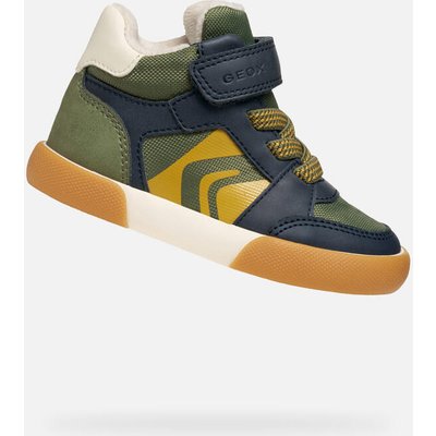 Sneakers Geox Modell B Gisli Boy Farbe Grün
