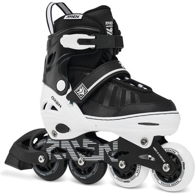 Verstellbare Rollschuhe Oxen Schwarz