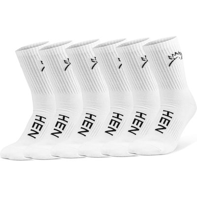 Everyday – halbhoch – Sportsocken – Weiß – 6er-Pack