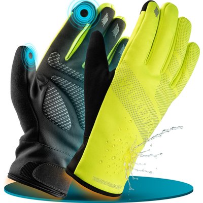 Fahrradhandschuhe wasserdicht Übergangshandschuhe - GloRider V2
