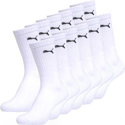 Puma Sportsocken - 12 Paar - Weiß