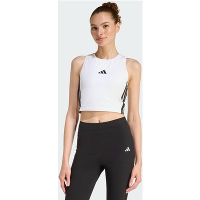 ESSENTIALS 3-STREIFEN GEPOLSTERTES TANKTOP