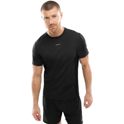 Men Fitness 's short sleeve running t-shirt Gate Black Black