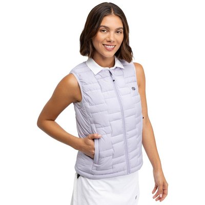 Women Golf 's insulated vest Pinilla Lilac Blue
