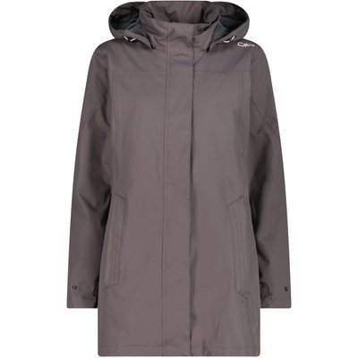 CMP Damen Regenjacke Woman Rain Jacket Button Hood 39X6646