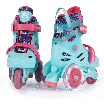 Apollo Kids My 1st Skates – größenverstellbare Kinderrollschuhe mit LED-Rollen