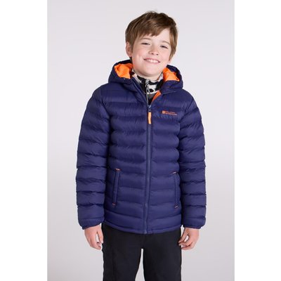 Kinder Winterwandern Steppjacke Wasserabweisend Leicht Kapuze - Seasons II