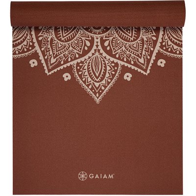 Intensives Rost Sonnenuhrblume Yogamatte 5mm