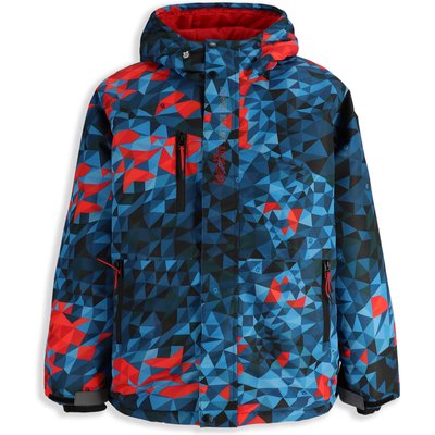 Jungen Skijacke mit Kapuze ZL5 blau