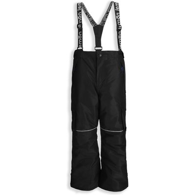 Jungen Skihose mit Trägern ZL5 schwarz