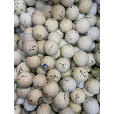 50 Stück Callaway Mix Lakeballs - Gebrauchte Golfbälle - Cross Qualität