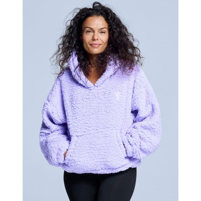 Flauschige Hoodie - Damen - Four Seasons - Teddy - Flieder