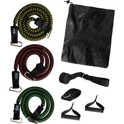 Fitness-Tube-Set Premium Leicht Fitness / Krafttraining Unisex