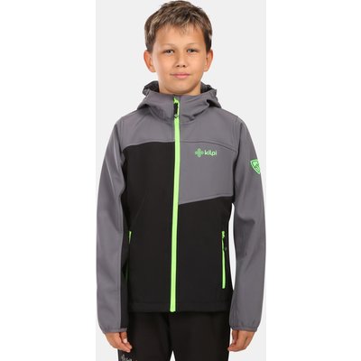 Kilpi Ravio-J Jungen Softshelljacke Schwarz wasserdicht
