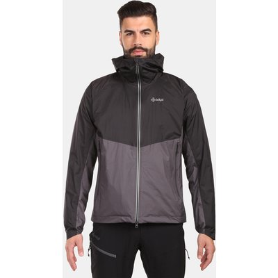 Herren Hardshelljacke Kilpi Hurricane-M Schwarz/Dunkelgrau