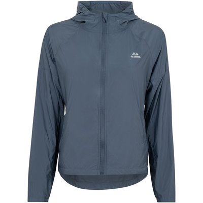 Damen Reflektierende Laufjacke Leichte Packbare Windjacke mit Kapuze