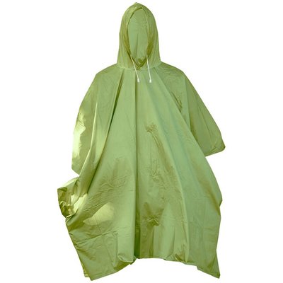 Wasserdichter Poncho Yate PVC grün Einheitsgröße kompakt und leicht