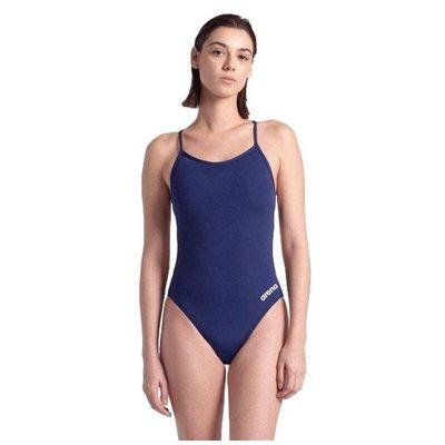 Arena Team Dos Lace Uni Badeanzug Blau Damen