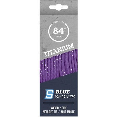 Schnürsenkel Blue Sports Titanium Pro gewachst