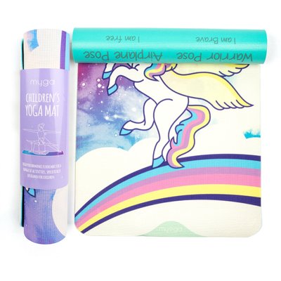Kinder Yogamatte - Magisches Einhorn