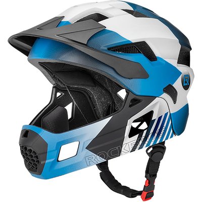 Kinderfahrradhelm Fullface mit abnehmbarem Kinnschutz Rockbros