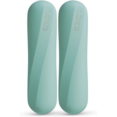 Pilates Hanteln 1 kg Silikon - Kurzhanteln 2er Set für Pilates & Yoga Workout